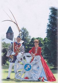 Prinz Jürgen der Dritte mit seiner Tolität Prinzessin Stefanie die erste