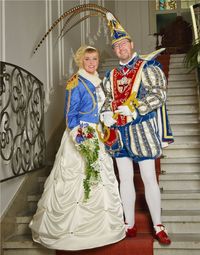 Prinz Thomas der Erste mit seiner Prinzessin Bettina die Erste
